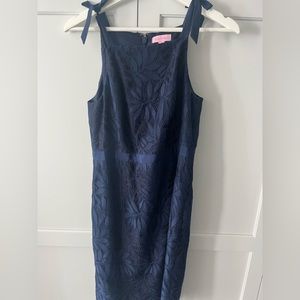 Lilly Pulitzer Navy Lace dress. Size 4